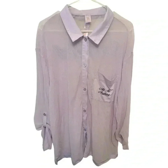 5/$25 BUNDLE SALE!! Savage x Fenty Mesh Sleep Shirt - Picture 1 of 7